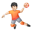 Handball: Light Skin Tone on Samsung