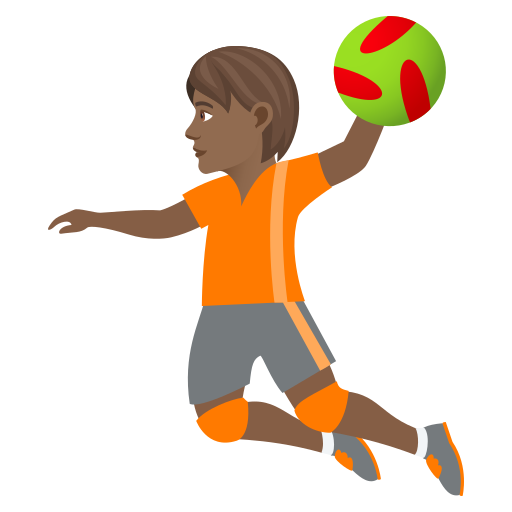 Handball: Medium-Dark Skin Tone on JoyPixels