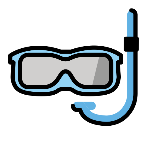 Diving Mask on OpenMoji