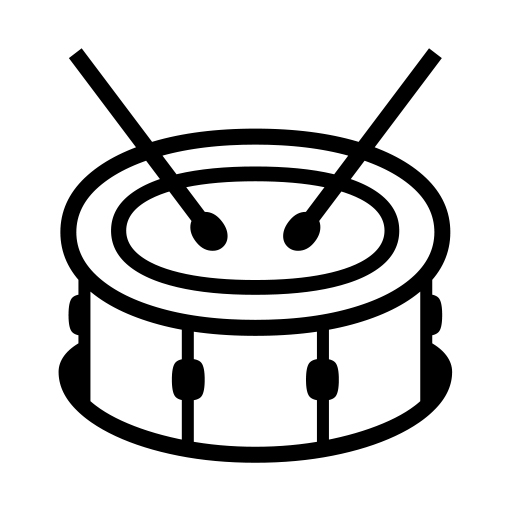 Drum With Drumsticks on Noto Emoji