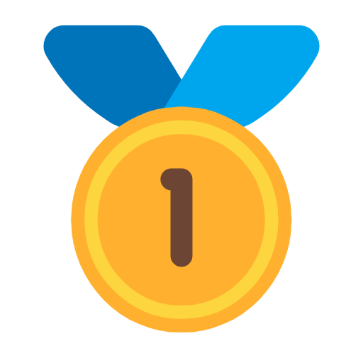 First Place Medal on Microsoft Fluent