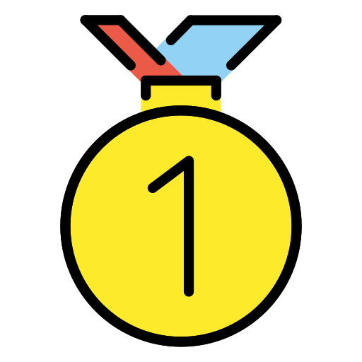 First Place Medal on OpenMoji