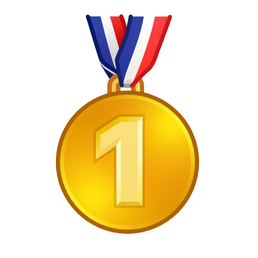 First Place Medal on Telegram