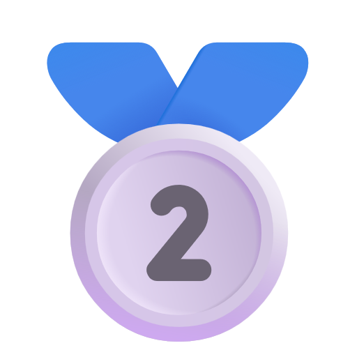 Second Place Medal on Microsoft 3D