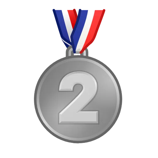 Second Place Medal on Telegram