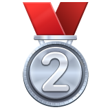 Second Place Medal on WhatsApp