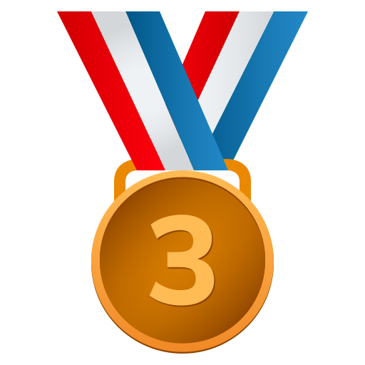 Third Place Medal on JoyPixels
