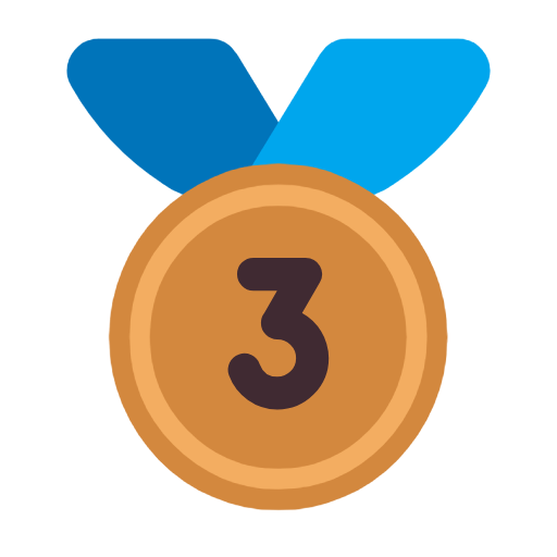 Third Place Medal on Microsoft Fluent