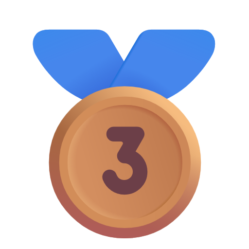 Third Place Medal on Microsoft 3D
