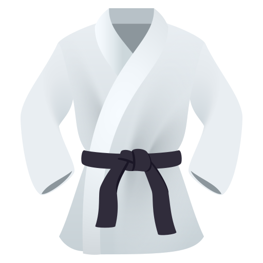 Martial Arts Uniform on JoyPixels