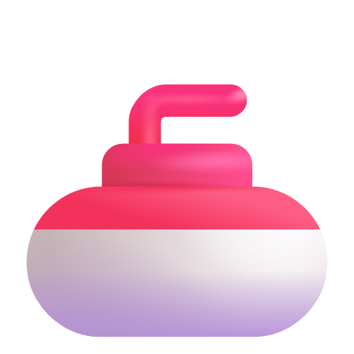 Curling Stone on Microsoft 3D