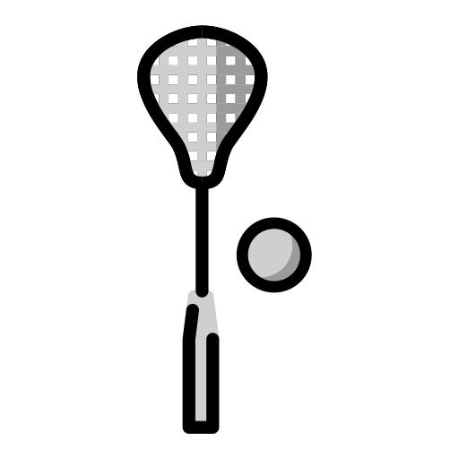 Lacrosse Stick And Ball on OpenMoji