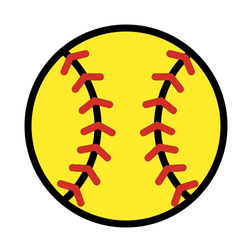Softball on OpenMoji
