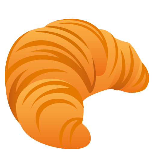 Croissant on JoyPixels