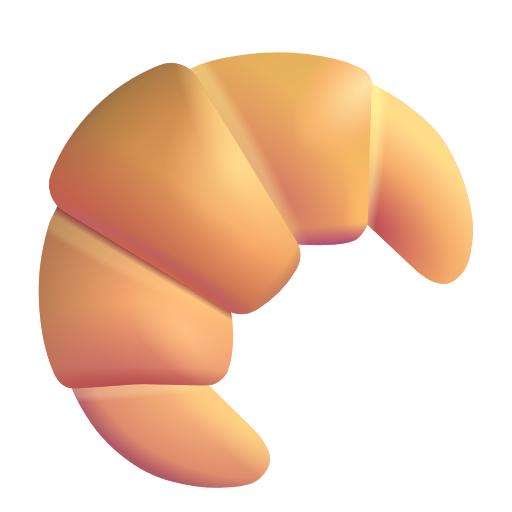 Croissant on Microsoft 3D