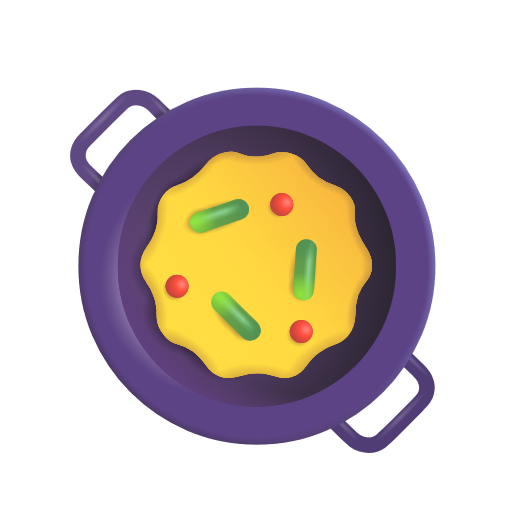 Shallow Pan Of Food on Microsoft 3D