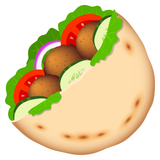 Stuffed Flatbread on JoyPixels