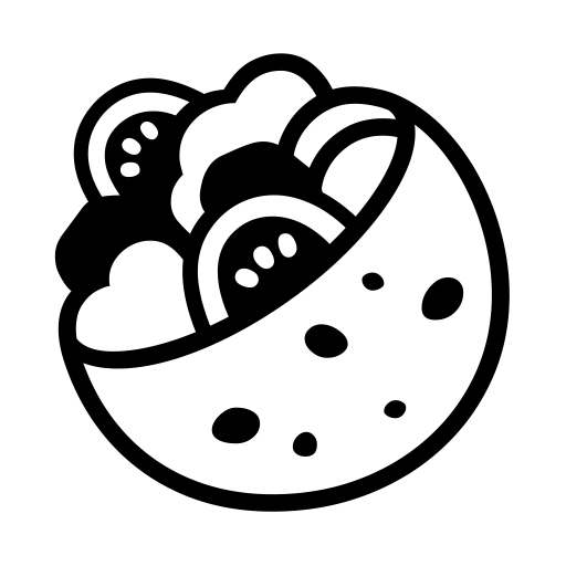 Stuffed Flatbread on Noto Emoji