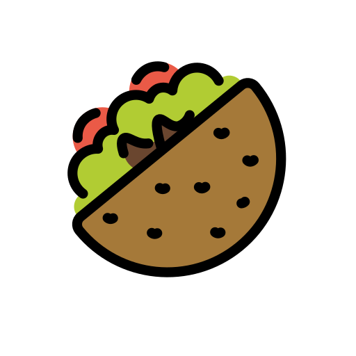 Stuffed Flatbread on OpenMoji