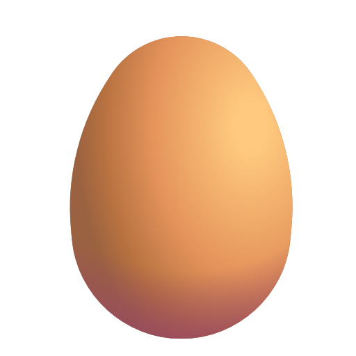 Egg on Microsoft 3D