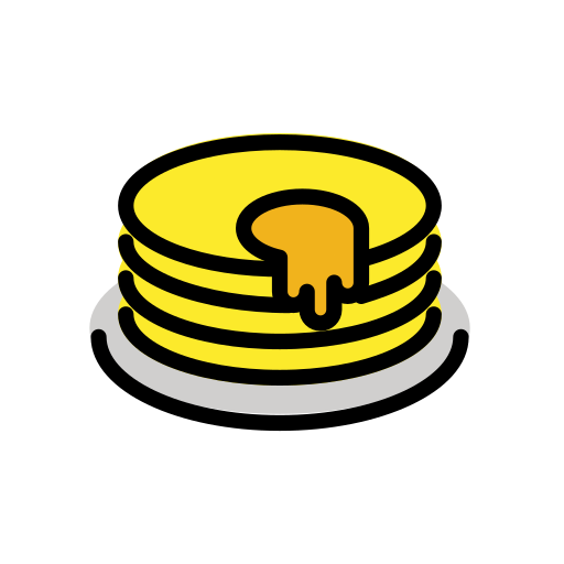 Pancakes on OpenMoji