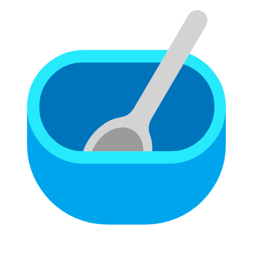Bowl With Spoon on Microsoft Fluent
