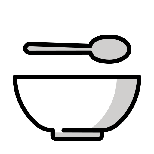 Bowl With Spoon on OpenMoji