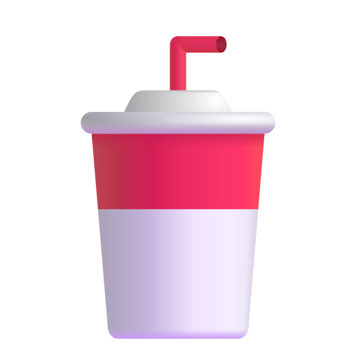 Cup With Straw on Microsoft 3D