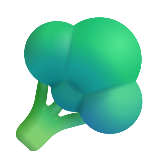 Broccoli on Microsoft 3D