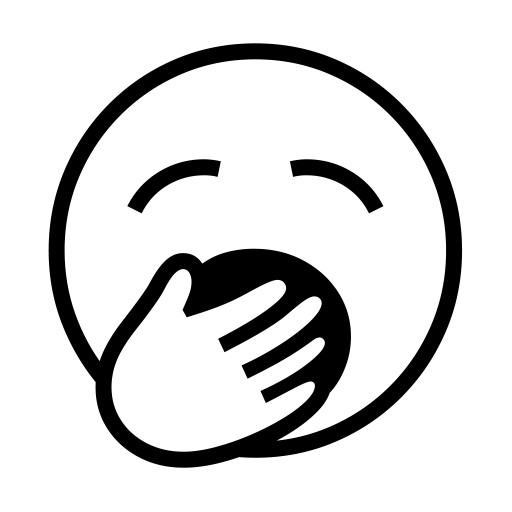 Yawning Face on Noto Emoji