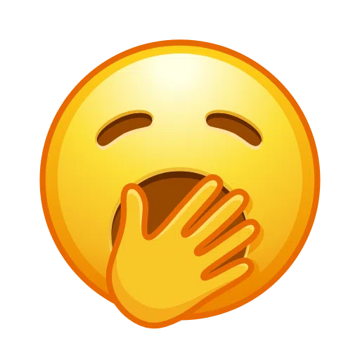 Yawning Face on Telegram