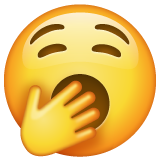 Yawning Face on WhatsApp