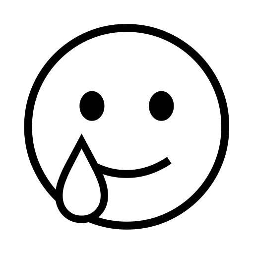 Smiling Face With Tear on Noto Emoji