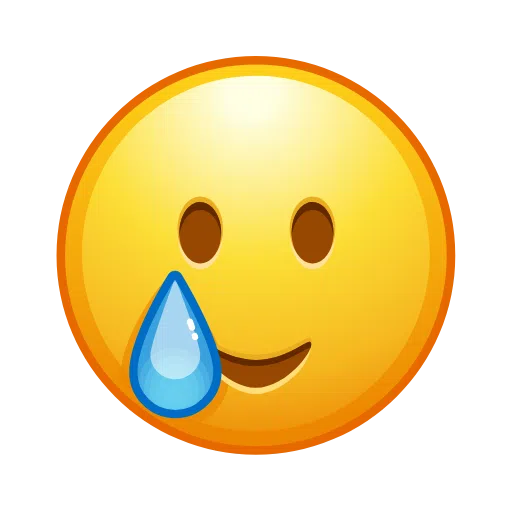 Smiling Face With Tear on Telegram
