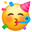 Face With Party Horn And Party Hat on Samsung