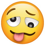 Face With Uneven Eyes And Wavy Mouth on WhatsApp