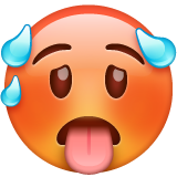 Overheated Face on WhatsApp