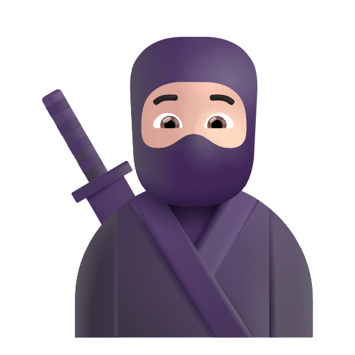 Ninja: Light Skin Tone on Microsoft 3D