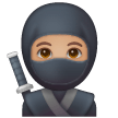 Ninja: Medium Skin Tone on Samsung