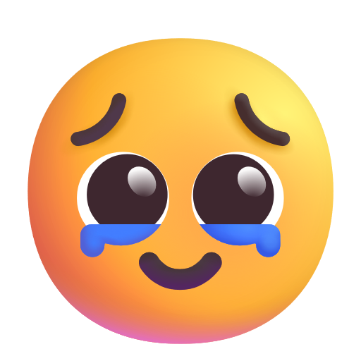 Face Holding Back Tears on Microsoft 3D