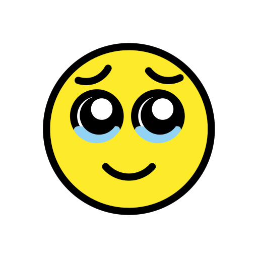 Face Holding Back Tears on OpenMoji