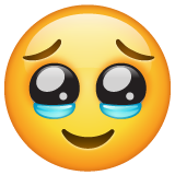 Face Holding Back Tears on WhatsApp