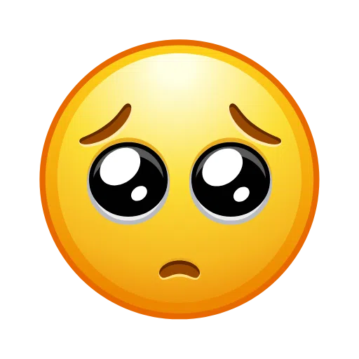 Face With Pleading Eyes on Telegram