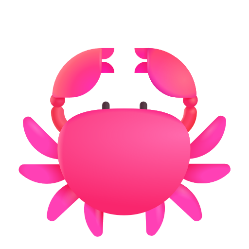 Crab on Microsoft 3D