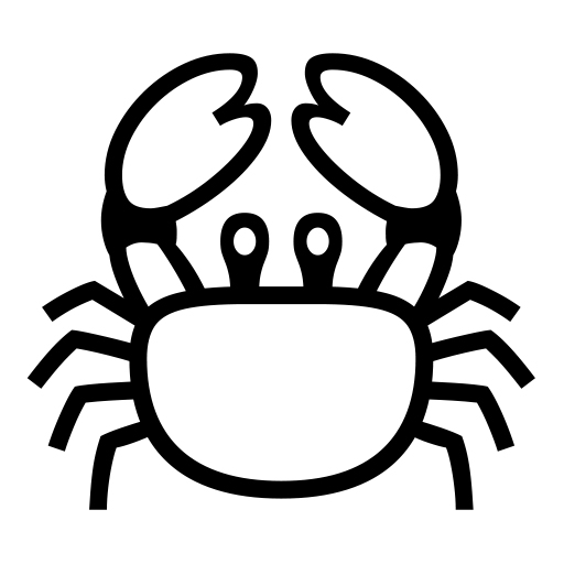 Crab on Noto Emoji