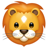 Lion Face on WhatsApp