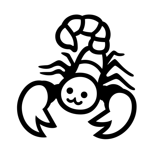 Scorpion on Noto Emoji