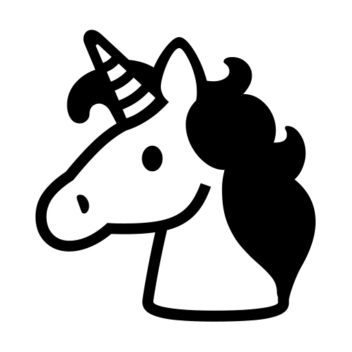 Unicorn Face on Noto Emoji