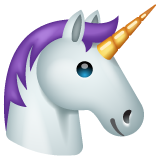Unicorn Face on WhatsApp
