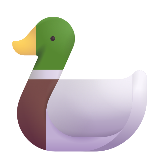 Duck on Microsoft 3D
